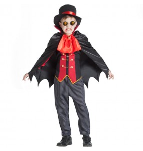 FORMIZON Déguisement Vampire Garcon Enfant, Costume de vampire pour garçon,  Costume Royal de Vampire avec Canne, Masque, Costume Dracula Enfant