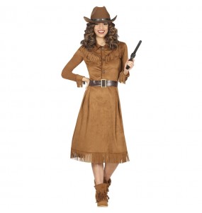 Déguisement Far West Western pour femme, costume de carnaval de