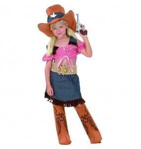 Déguisement Cowgirl Rose fille