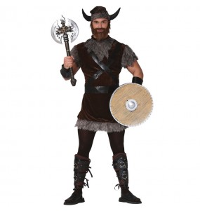 Déguisement Viking pour enfant, costume de carnaval Viking avec tunique,  gilet, cape, casque, hache, poignard, déguisement Viking -  France