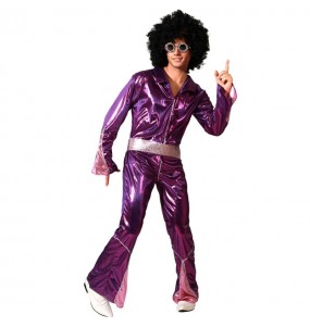 Costume pour homme Disco fuchsia