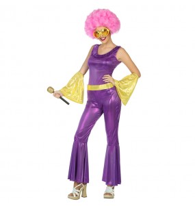 Déguisement Disco Violet pour femme