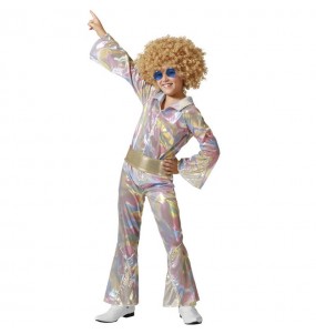 Costume Disco multicolore fille