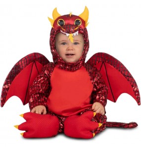 Costume Dragon rouge bébé