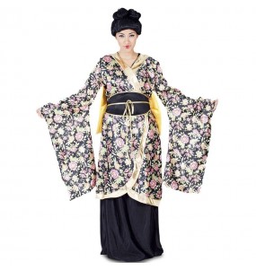 Déguisement Geisha à fleurs pour femme