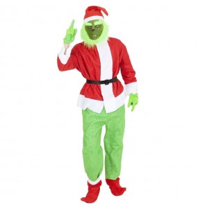 Costume Le Grinch de couleur verte homme