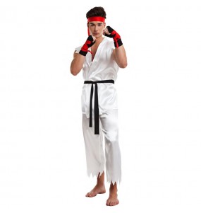 Déguisement Lutteur Karate Ryu pour homme