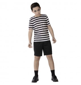 Costume Pugsley Addams à manches courtes garçon
