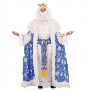 Déguisement Roi Mage Melchior brocart homme