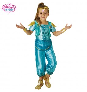 Déguisement Shimmer and Shine Turquoise pour fille