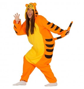 Déguisement Tigre Kigurumi adulte