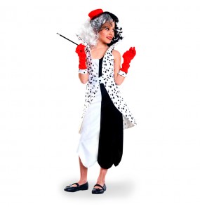 Déguisement Vilaine Cruella de Vil pour fille