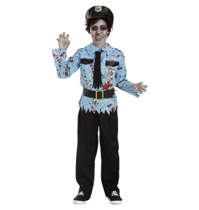 Costume Officier de police zombie garçon