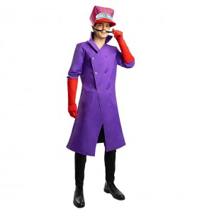 Costume pour homme Dick Dastardly dans Les Fous du volant