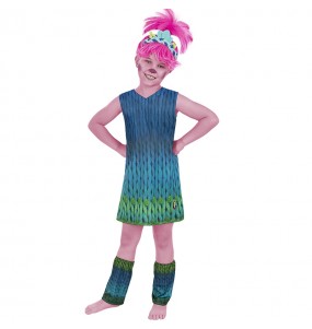 Costume Poppy des Trolls fille