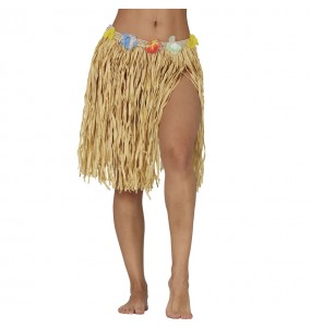 Jupe de danseuse hawaïenne couleur paille pour compléter vos costumes