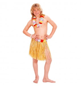 Jupe hawaïenne en paille pour enfants pour compléter vos costumes