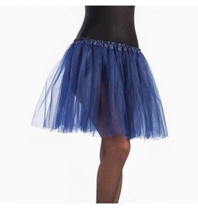 Falda tutú azul oscuro mujer