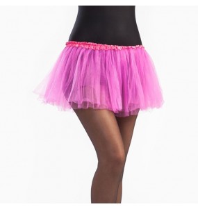 Falda tutú fucsia niña