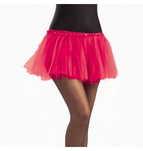 Jupe tutu en tulle à pois Disney Minnie Mouse pour adulte, rouge/blanc,  grand, accessoire de costume à porter pour l'Halloween