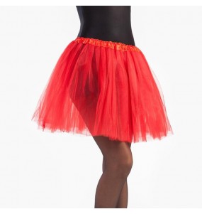 Jupe tutu Rouge femme