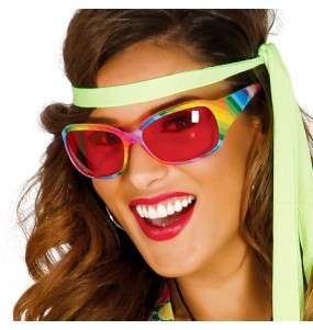 Lunettes Hippie multicolore