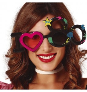 Lunettes I Love '80s pour compléter vos costumes