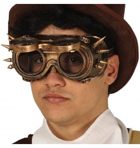 Lunettes Steampunk avec piques