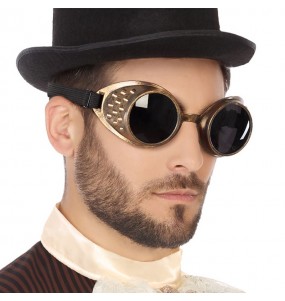 Lunettes noires steampunk pour compléter vos costumes