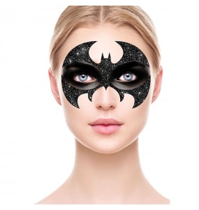 Paillettes visage chauve-souris pour compléter vos costumes térrifiants