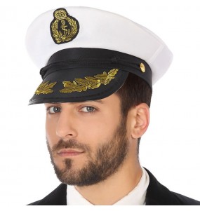 Chapeau de capitaine de bateau pour compléter vos costumes