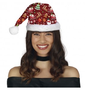 Bonnet de Noël rouge pour compléter vos costumes