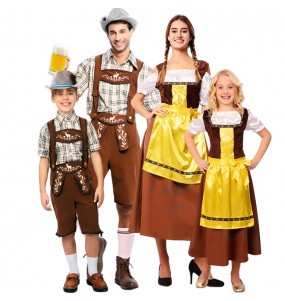 Déguisements Bavarois Marron Oktoberfest pour groupe