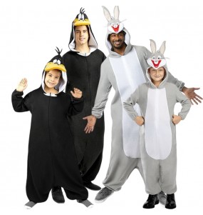 Déguisements Bugs Bunny et Daffy Duck pour groupe