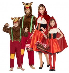 Déguisements Conte du Petit Chaperon Rouge Deluxe pour groupe