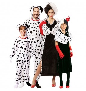 Déguisements Dalmatiens et Cruella pour groupe