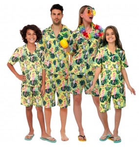 Déguisements Hawaïens tropicaux pour groupe