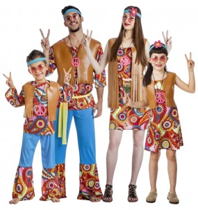Déguisements Hippies Happy pour groupe
