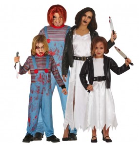 Costumes Chucky et Tiffany pour groupes et familles