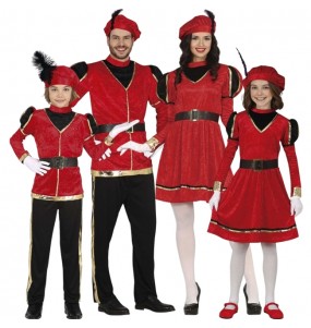Grupo Pajes rojos de los Reyes Magos