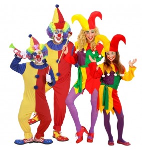 Déguisements Clowns bon marché pour groupe