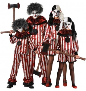Déguisements Clowns sanglants pour groupe