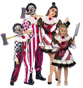 Déguisements Clowns Maléfiques pour groupe