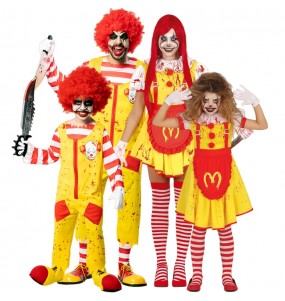 Groupe Clown McDonald's sanglant