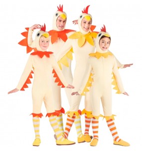 Costumes Poules de la basse-cour pour groupes et familles