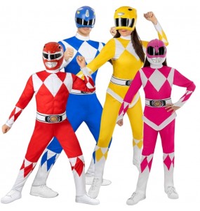Déguisements Power Ranger pour groupe