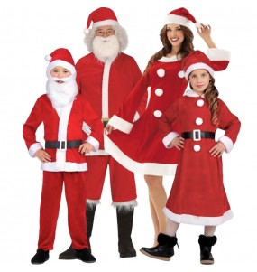 Déguisements Santa Claus Noël pour groupe