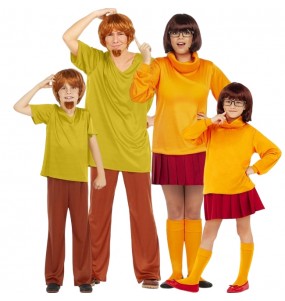 Déguisements Shaggy et Véra de Scooby-Doo pour groupe
