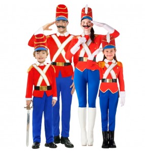 Costumes Soldats en fer blanc pour groupes et familles