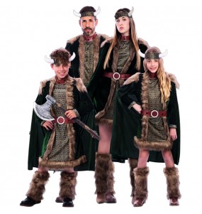 EURO CARNAVALES Déguisement Viking - Fille - 10/12 ans (140 à 152 cm) pas  cher 